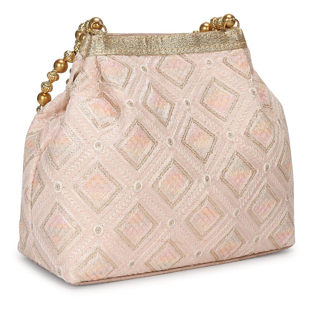 1543 Potli Bag , Evening Bags Handbags, Embroidered Indian Ethnic Potli Bag